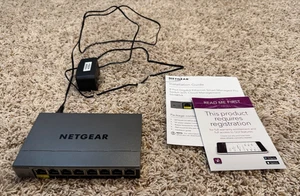 NETGEAR GS108Tv3 8-portowy gigabitowy inteligentny zarządzany przełącznik pro PoE - Zdjęcie 1 z 1