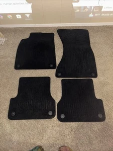 Juego de 4 alfombrillas alfombrillas delanteras traseras OEM AUDI S7 RS7 A7 2013-2018 4G - Imagen 1 de 2