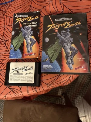 Target Earth (Sega Genesis, 1990) en caja original Foto 1 de 4