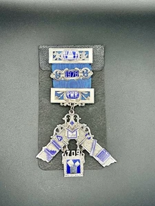 1978 Masonic Sterling SILVER .925 Past Master Medal F&AM Chapter 709 PA - Picture 1 of 7