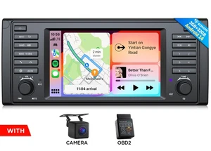 For BMW 5-series E39 M5 1995-2003 7" IPS Android 14 Car Stereo Radio CarPlay GPS - Picture 1 of 21