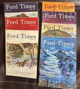 1962 Ford Times Magazine Lot of 7 June - December Ford Owners Travel Info - Bild 1 von 9