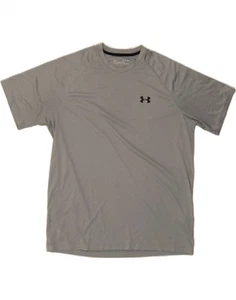 UNDER ARMOUR Mens Heat Gear T-Shirt Top XL Grey Polyester AR05 - Picture 1 of 5