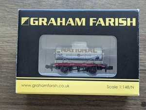 New Graham Farish 373-650A N Gauge 14 Ton Tank Wagon National Benzole - Picture 1 of 6
