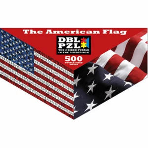 The American Flag Pigment & Hue doppelseitiges Puzzle 500 Teile DBL PZL - Bild 1 von 4