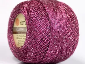 Mulberry Silver Metallic Braid Thread Cross Stitch 20gr YarnArt Camellia #52256 - Picture 1 of 2