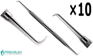 10 Pcs Posterior Jaquette Scalers Dental Miniature Double Ended Instruments - Picture 1 of 4