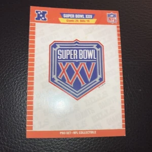 1991 Pro Set Super Bowl XXV Card Football Card - Picture 1 of 3