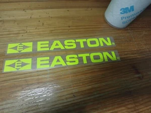 Set decalcomanie tubo Yeti C26 giallo fluoro EASTON X2 adesivo adesivi - Foto 1 di 3