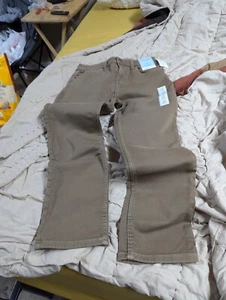cat and jack boys khaki pants size 12 husky - Picture 1 of 6