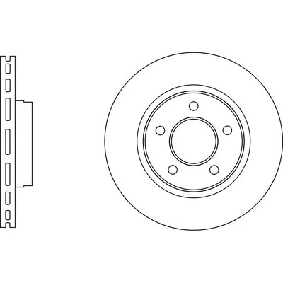 Disco de freno azul Apec - SDK6802 delantero para Volvo V40 - Especificación y calidad OE Foto 1 de 2