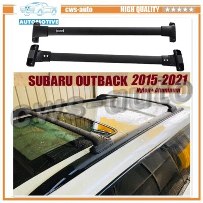Cross Bar Fits for r Subaru Outback 2015-2021 Aluminum Roof Rack Cagro Carrier - Image 1 of 4