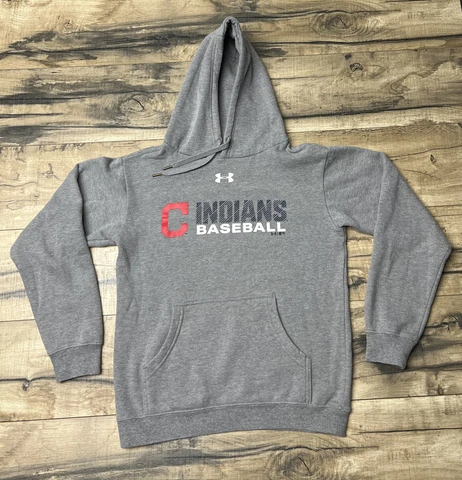 Under Armour Cleveland Indians Guardians Pullover Hoodie Loose S Small Coldgear Cover