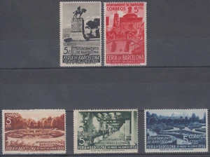 TOWN HALL BARCELONA 14/18 - YEAR 1936 - SERIES COMPLETE WITHOUT STAMP HINGES - Picture 1 of 1