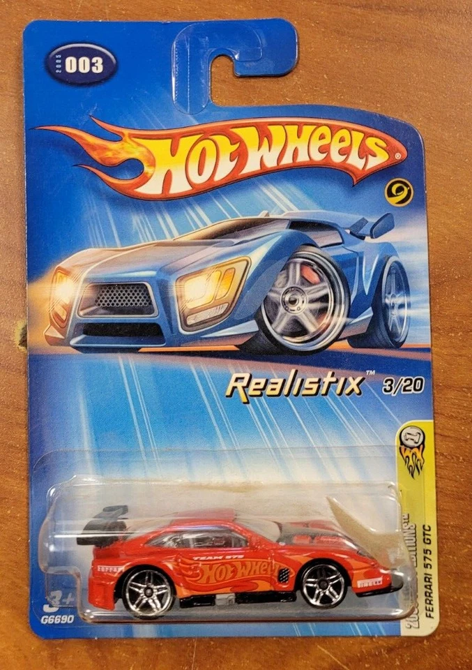 Hot Wheels 2005 First Editions Realistix 3/20 Red Ferrari 575 GTC - UNOPENED! - Image 1 of 1