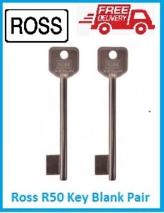 Ross R50 Safe Key Blanks PAIR - Safe - Lock - Key blanks - Gun Safe - Keys