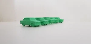 5 x goma de borrar Trabant Trabi 601 verde pieza de colección culto - Imagen 1 de 3