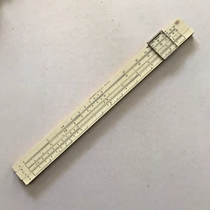 "Regla deslizante POST vintage 1447 Japón Sun Hemmi, caja original 10"" estudiante" - Imagen 1 de 4