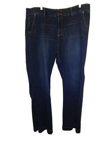 Lane Bryant Womens dark wash Jeans 42 waist 32 inseam 13 rise 44 inches long - Picture 1 of 12