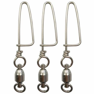 Ball Bearing Swivel w/ Coastlock Snap: 45lb-440lb #2 #3 #4 #5 #6 #9 - 25/50 pack - Picture 1 of 8