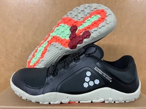 Vivobarefoot Primus Trail II ALL WEATHER Black Minimalist Barefoot Running Shoes - Picture 1 of 21