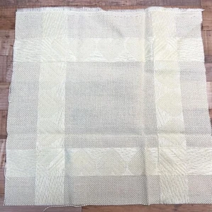 Valentina 14Ct Cross-Stitch Pillow Cover Beige Cotton 16" x 16" - Picture 1 of 4