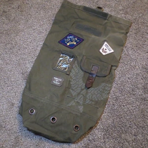 Avirex EE. UU. Mochila Bolso de Hombro Militar 100% Algodón Prenda Excedente 24"x13.5" - Imagen 1 de 9