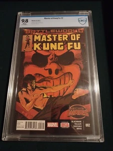 Master of Kung Fu #2 CBCS 9,8 casi nuevo/como nuevo (Marvel 2015) páginas blancas - Imagen 1 de 4