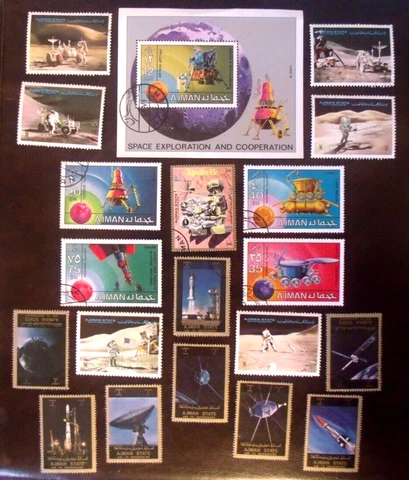 Ajman  SPACE Exploration Stamps   Lot#D35 Cover