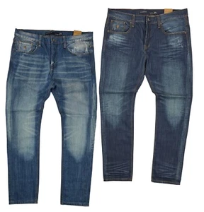 Rocawear Men's Urban Designer Tapered Skin Fit Denim Streetwear Style Jeans - Picture 1 of 5