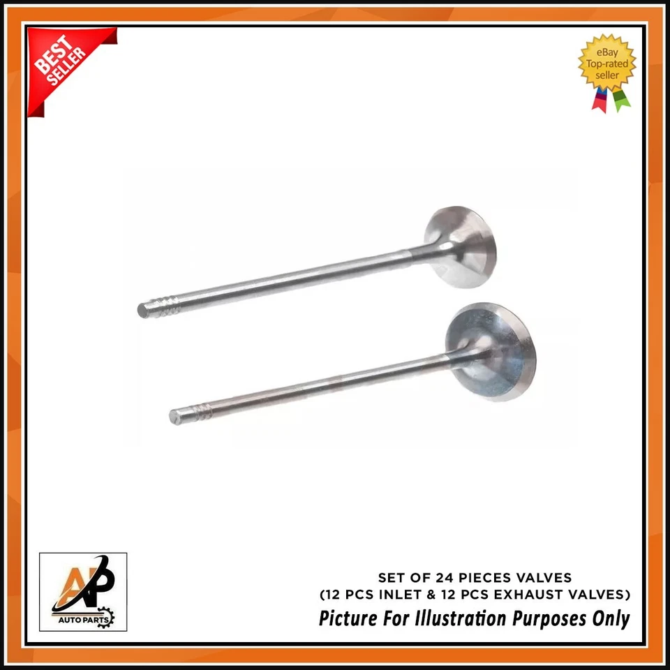 For BMW 1 2 3 4 5 7 X1 X3 2.0 Petrol ENGINE N55B30 Inlet & Exhaust Valves 24 PCs - Image 1 of 1