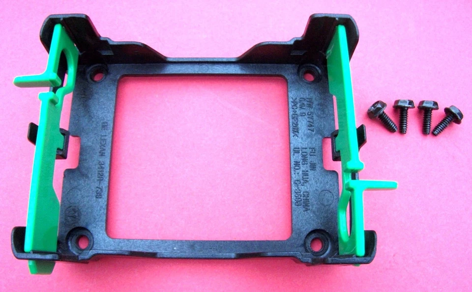 DELL OPTIPLEX GX280 HEATSINK & FAN MOUNTING BRACKET, GREEN LOCKING BRACKETS  - Image 1 of 1