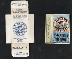 CIGARETTE PACKET-HARD- Player's Navy Cut "Medium", 10, Imperial Tobacco -#used - Picture 1 of 2