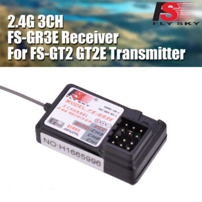 FLYSKY FS-GR3E GR3E Receiver for GT2 GT2E GT2F GT2G GT2B GT3B GT3C Transmitter - Image 1 of 4