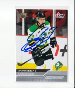 SAM O'REILLY autographed '23/24 Upper Deck CHL "Star Rookies" crd LONDON KNIGHTS - Picture 1 of 1