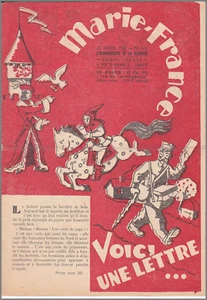 MARIE FRANCE N° 611 22/03/1942 bonne presse GERVY : MIETTE ET TOTOCHE - Picture 1 of 1
