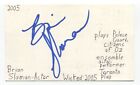 Brian Slaman Signed 3x5 Index Card Autographed Actor Wicked Broadway