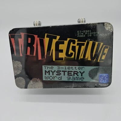 TriTective The 3-Letter Mystery Word Game Brand New Sealed Educational Card Game - Image 1 of 3