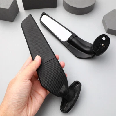 Nuevos espejos retrovisores laterales giratorios 360° para Kawasaki Ninja 400 650 2018-2024 Foto 1 de 4