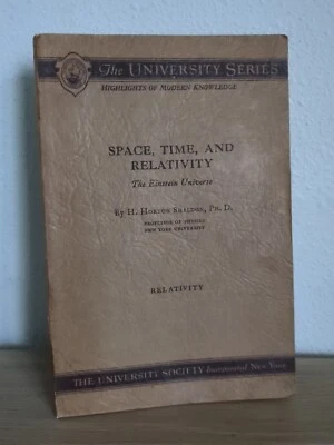 Пространство, время и теория относительности Хортон Шелдон 1932 1-е издание Вселенная Эйнштейна - Изображение 1 из 4