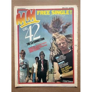 LEVEL 42 MELODY MAKER MAGAZINE APRIL 30 1983 - Level 42 cover with more inside - - Picture 1 of 1