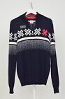 Dale of Norway Womens Sweater Cardigan Half Zip 100% Merino Wool Sz Large