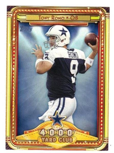 2013 Topps 4000 Yard Club Tony Romo Dallas Cowboys # 3 - Picture 1 of 1