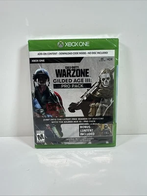 Brand New Call of Duty Warzone Gilded Age III: Pro Pack DLC  (Xbox One)  - Image 1 of 3