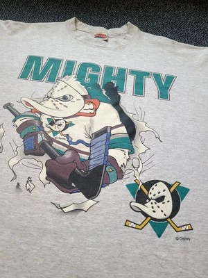 Camisa Mighty Ducks Vintage Nuez moscada Breakthrough Talla 2XL Años 90  Foto 1 de 4