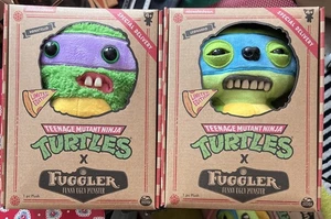 FUGGLER Ugly Doll DONATELLO LEONARDO Stofftier Plüsch TEENAGE MUTANT TURTLES Ltd Ed - Bild 1 von 20