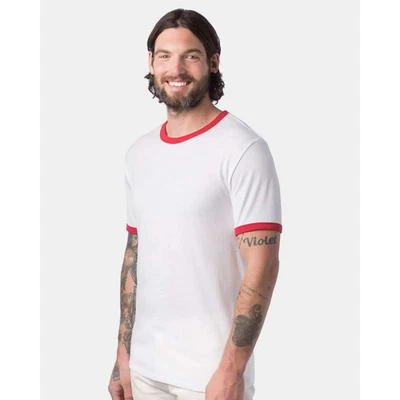 The Keeper Ringer Tee - Alternative Apparel by Hanes - Image 1 of 3