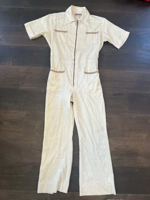 Vintage 70’s Lew Magram Jumpsuit Flare BOHO RARE - Image 1 of 4