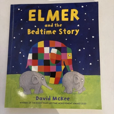 Elmer and the Bedtime Story by David McKee - Bedtime Picture Story Book, David M - Image 1 of 4