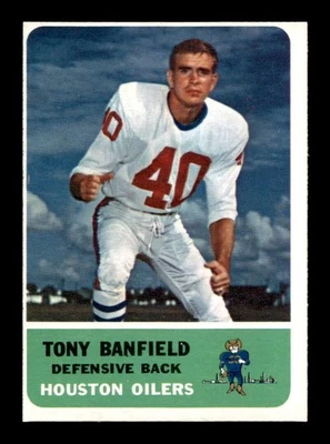 1962 Fleer #51 Tony Banfield   EXMT/EXMT+ X3579051 - Image 1 of 3